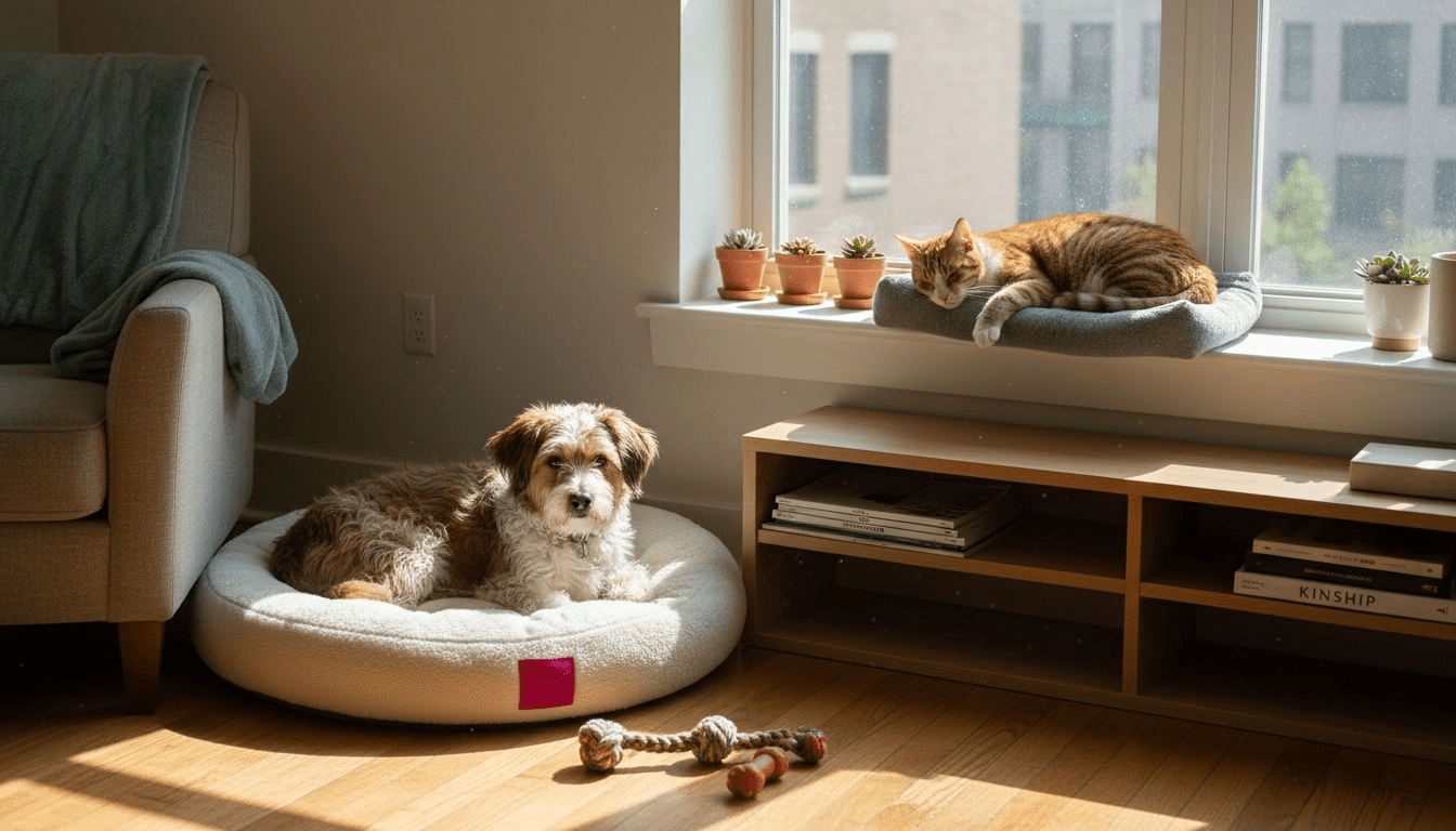 7 Examples of Cosy Pet Spaces for Modern Urban Homes - Teddy Pet Image