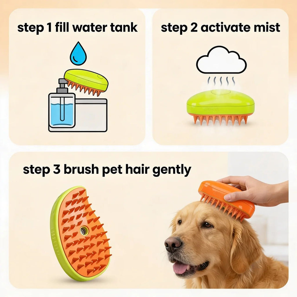 Steam Brush - Teddy Pet